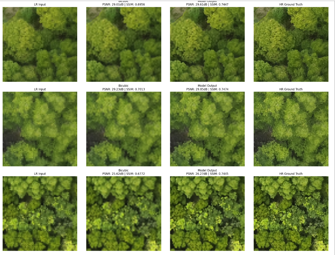 Satellite Image Super-Resolution & Spatial Upscaling